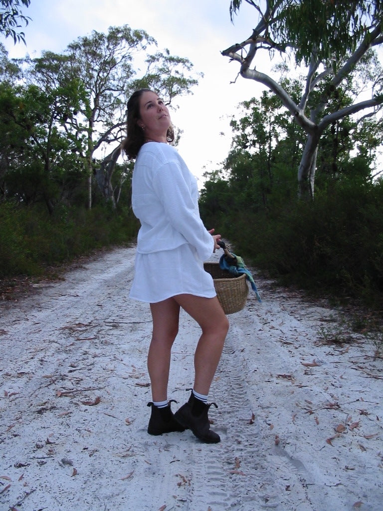 Mayde Scallop Mini Skirt